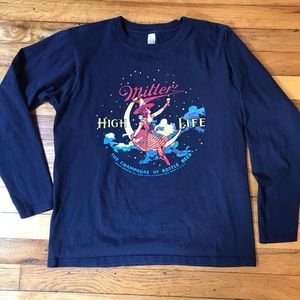 Vintage Miller High Life long sleeve tshirt
